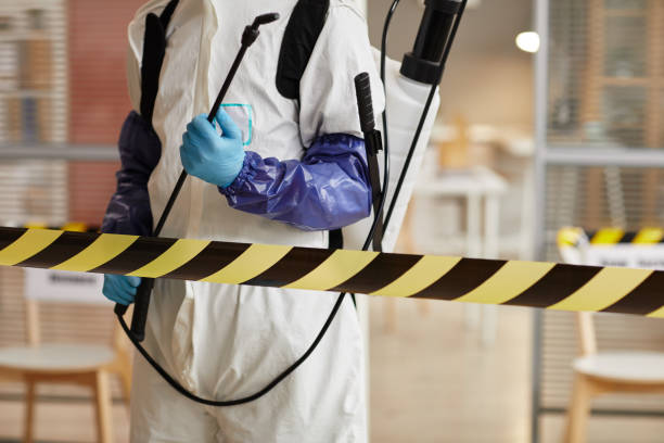 Professional Biohazard technician working in Ward, AR